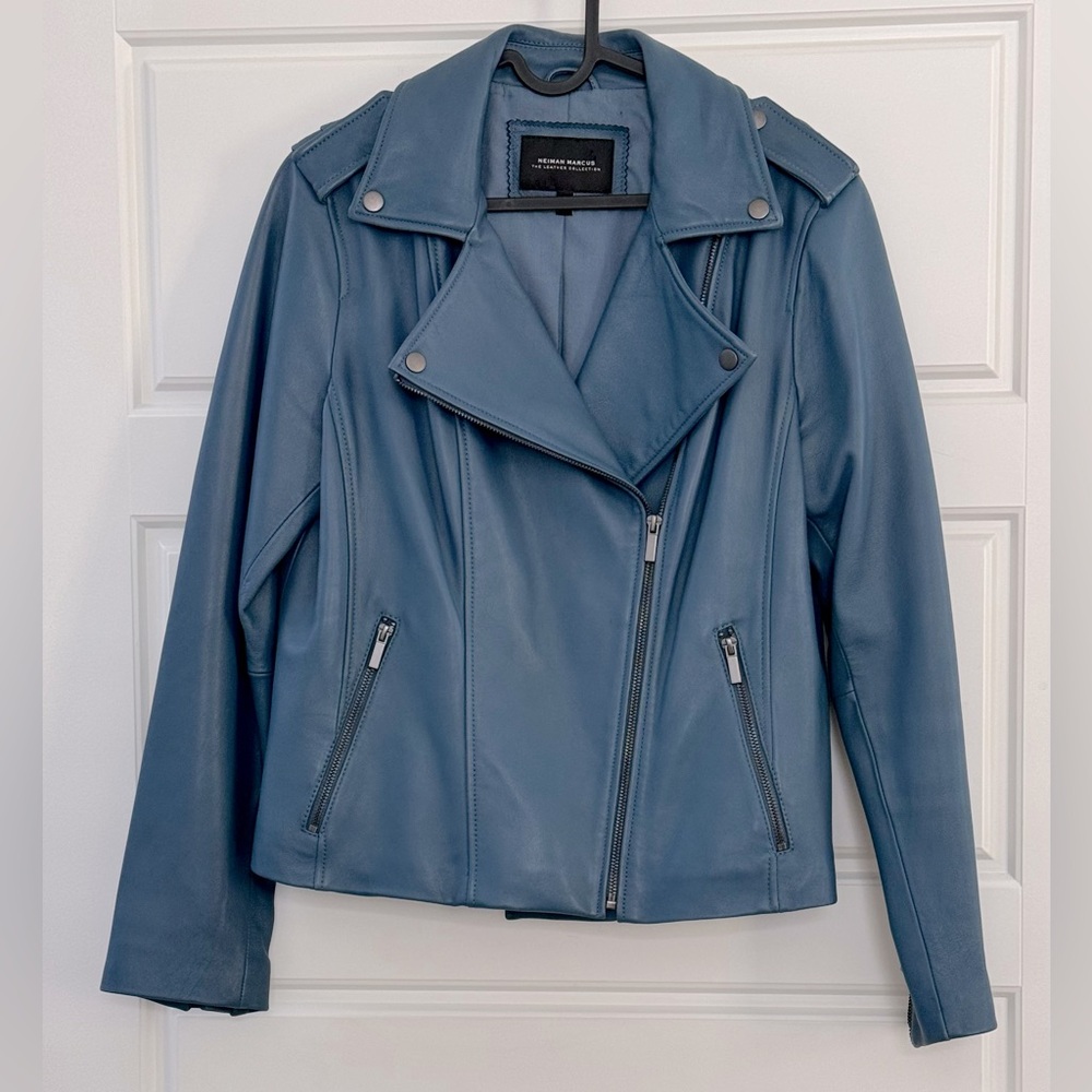 Neiman Marcus Leather moto / biker jacket